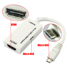 Computer Cable MHL Micro USB 5pin to HDMI 19pin Adapter Smartphone AV signal to HDMI HDTV