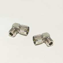 Увч вилочная часть вилка переключатель N женское джек RF коаксиальный адаптер конвертер прямой угол Nickelplated