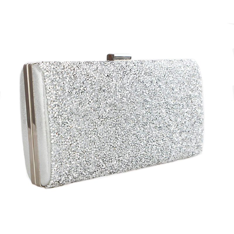 gold crystal clutch bag