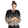 European Women Fur Coats Winter Natural Raccoon Dog Fur Jacket Winter Real Fur Coat Female YC1071