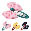 Selljimshop bow dot children kids baby girls hair accessories clip hairpins barrettes headwear flower Retail Boutique