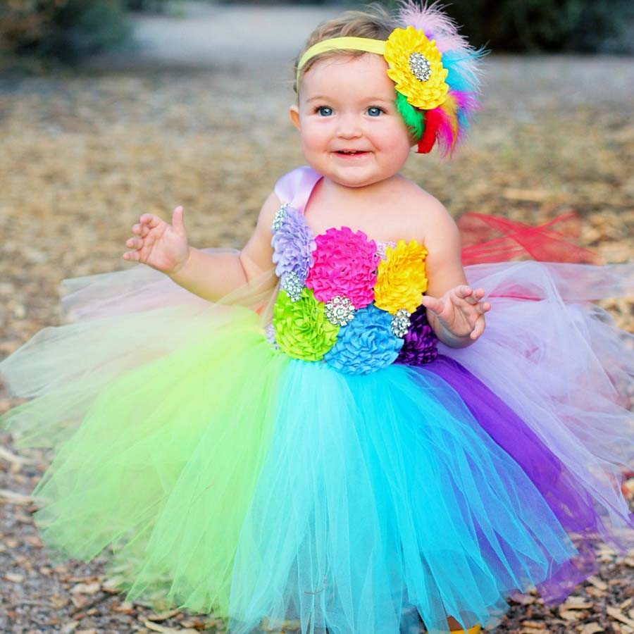 Allywit Toddler Baby Kids Girls Flower Rose Stripe Princess Belt Dress Clothes Outfits