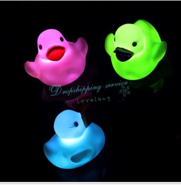 Magic LED Novelty Lamp Changing Colors Cute Duck Night Light Colorful Energy A Hot Drop Shipping ...