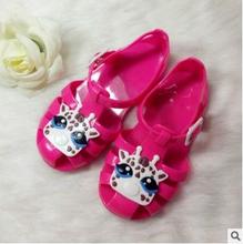 kids shoes new children’s shoes summer princess girls sandals children cartoon giraffe soft bottom shoes sandals 4504
