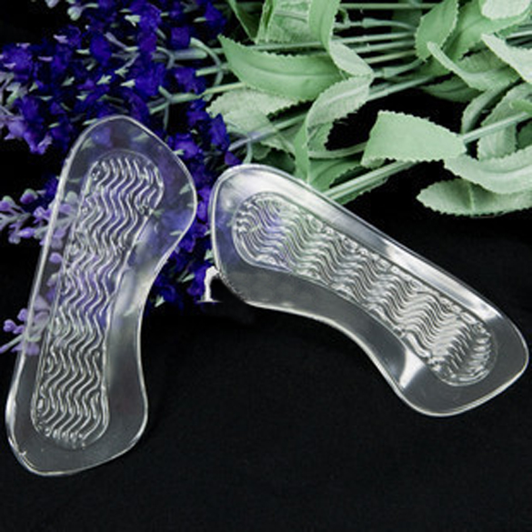 Heel Feet Insoles Cushion Foot Care 1 Pair Silicone Gel Shoes Massage Pads