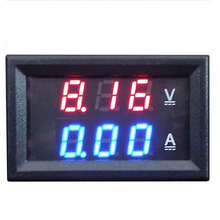 DC 100V 50A Voltmeter Ammeter Blue Red LED Amp Dual Digital Volt Meter Gauge