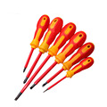 New 6 Pcs Hand tools Electricians Screwdriver Set Practical Electrical Fully Insulated High Voltage Multi Screw
