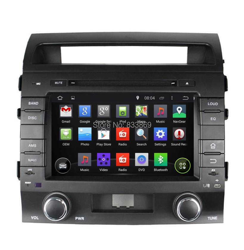 car dvd with gps for toyota land cruiser #7