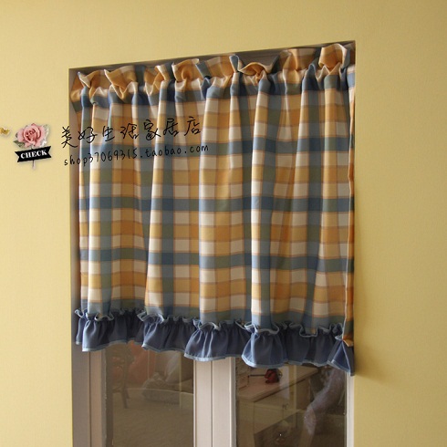 Blue Plaid Curtain Panels Blue and Yellow Plaid Curtains