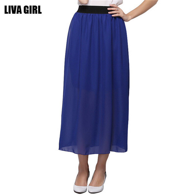 מוצר mainland summer style skirt solid ankle length mainland summer style skirt solid ankle length pleated chiffon maxi shirt מוצר mainland summer style skirt solid ankle length mainland summer style skirt solid ankle length pleated chiffon maxi shirt