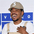 Khaki Popular Singer Chance The Rapper 3 Chance Cap Black Letter Embroidery 3D Baseball Cap Hip