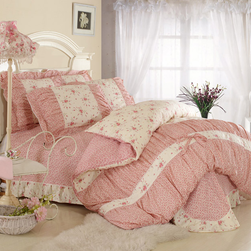 100 cotton princess lace piece set bow piece set bedding 100 cotton princess lace piece set bow piece set bedding