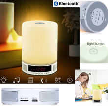 15pc lot LED lamp sleep light night lamp alarm clock function bluetooth speaker for cellphone pc