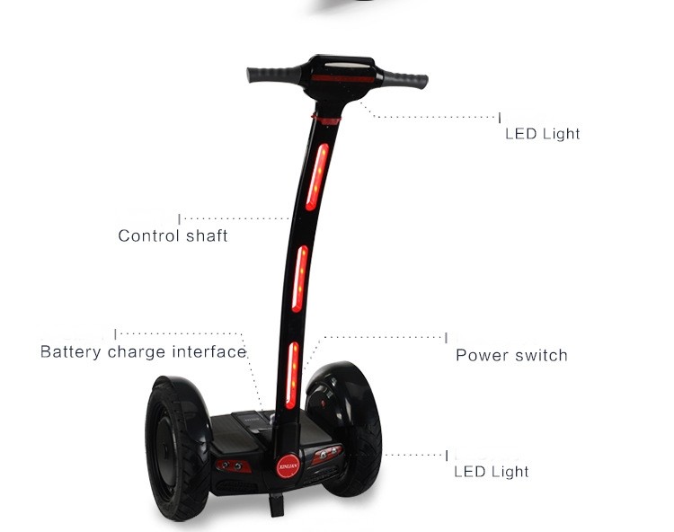 15 Inch High Tech Materials two-Wheel Self balancing scooter transporter Vehicle off road Motocross Hoverboard with LED Display 15