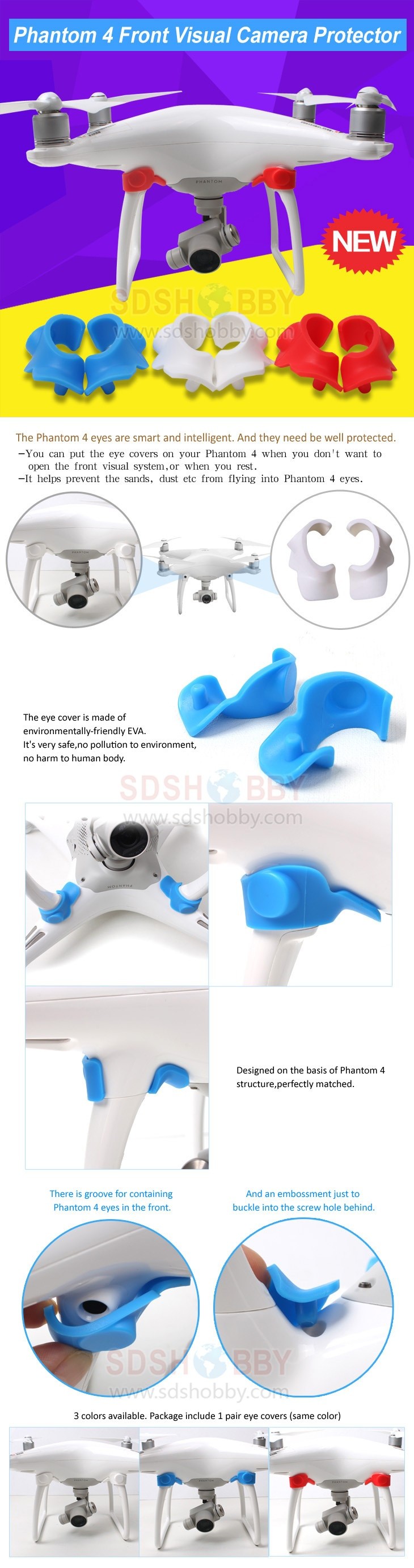 dji phantom 4 front visual system cover dji phantom 4 front visual system cover