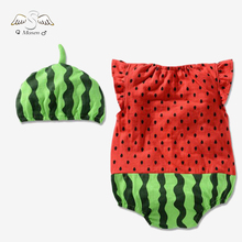 Summer fruit shape baby cotton short-sleeved Romper climbing clothes cotton short-sleeved cotton short-sleeved jumpsuit capping