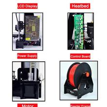 Afinibot Acrylic Frame LCD Screen Acquired Reprap Prusa i3 desktop 3D Printer Machine High Precision impressora