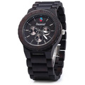 2016 New Retro Seasonal Decorative Sub dials Male Quartz Watch Maple Band Wooden Watches Men saat