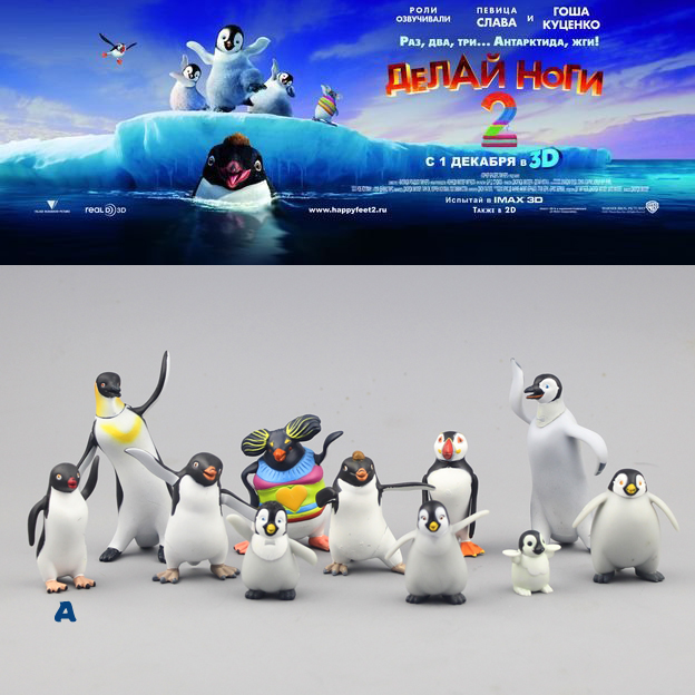 Free shipping Happy Feet Mumble emperor penguin Toy model doll doll 9 a