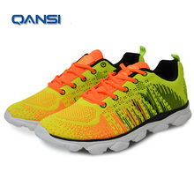 2015 Man Comfortable Breathable Flyknit Sports Running Shoes, Male Trainers Athletic Walking Zapatillas Shoes