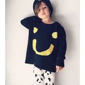 Smiling face Knitted Sweaters Girls Boys Family Clothing For Mother And Daughter Son Family Matching Outfits
