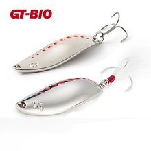 Free shipping GT-BIO(R)-Spinner Spoon Fishing Lure Metal Bronze Fishing Spinner Tools 7.5g- 20g