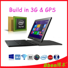 Free shipping Original Bben T10 10 1inch quad core tablet pc intel cpu business laptop windows