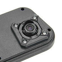 Dual Camera RearView Mirror DVR With External Camera 2 7 Inch LCD Screen 140 Degree Wide