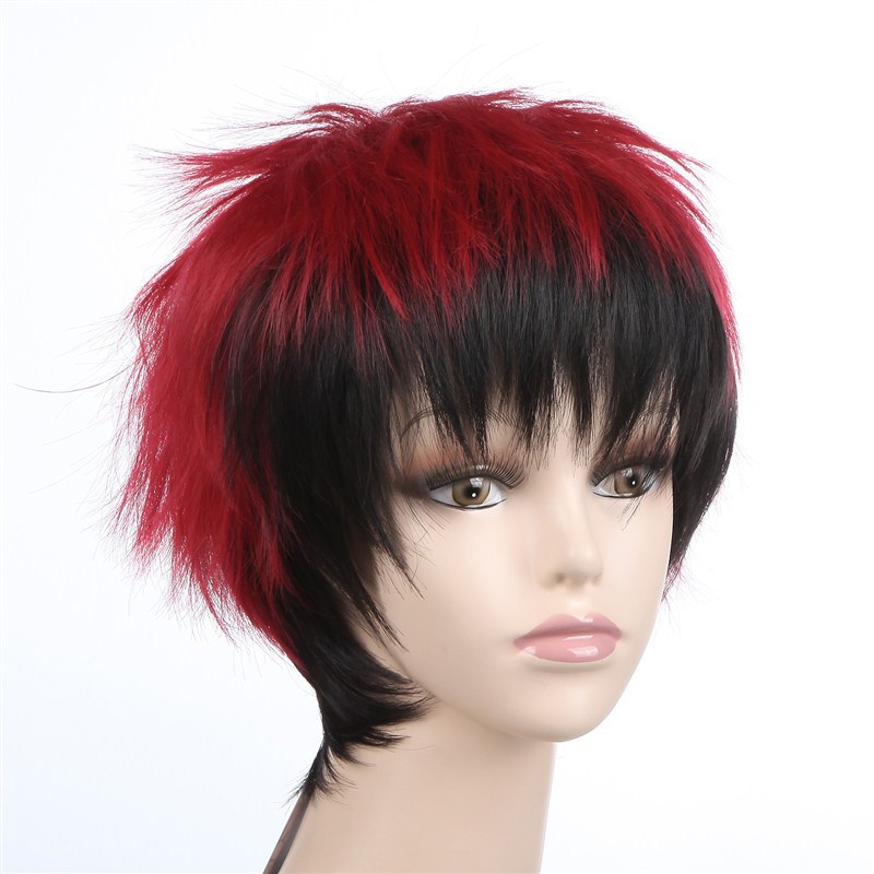 liuchao28618++Short Red Mixed Black Kuroko <b>no Kagami</b> Taiga Cosplay Wig <b>...</b> - liuchao28618-Short-Red-Mixed-Black-Kuroko-no-Kagami-Taiga-Cosplay-Wig