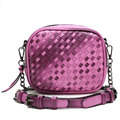 Trendy Knitting Small Bag Women Occident Style Gradient Color Chain Shoulder Bag Women Woven Pattern Fashion