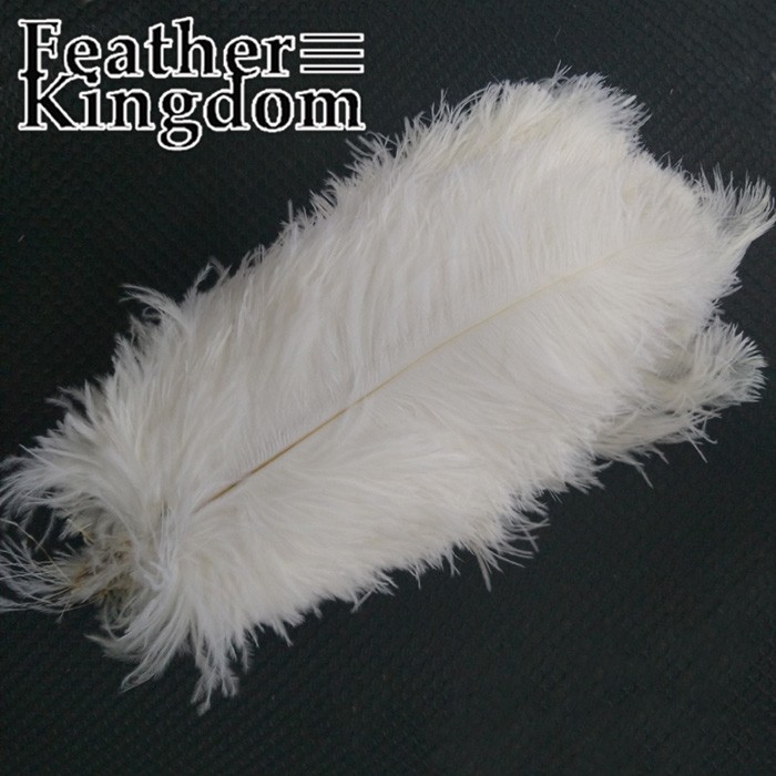 30-35cm white ostrich feathers