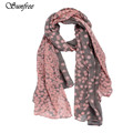 Sunfree 2017 HOT SALE Women Lady Spring Autumn Warm Soft Long Voile Neck Large Scarf Wrap