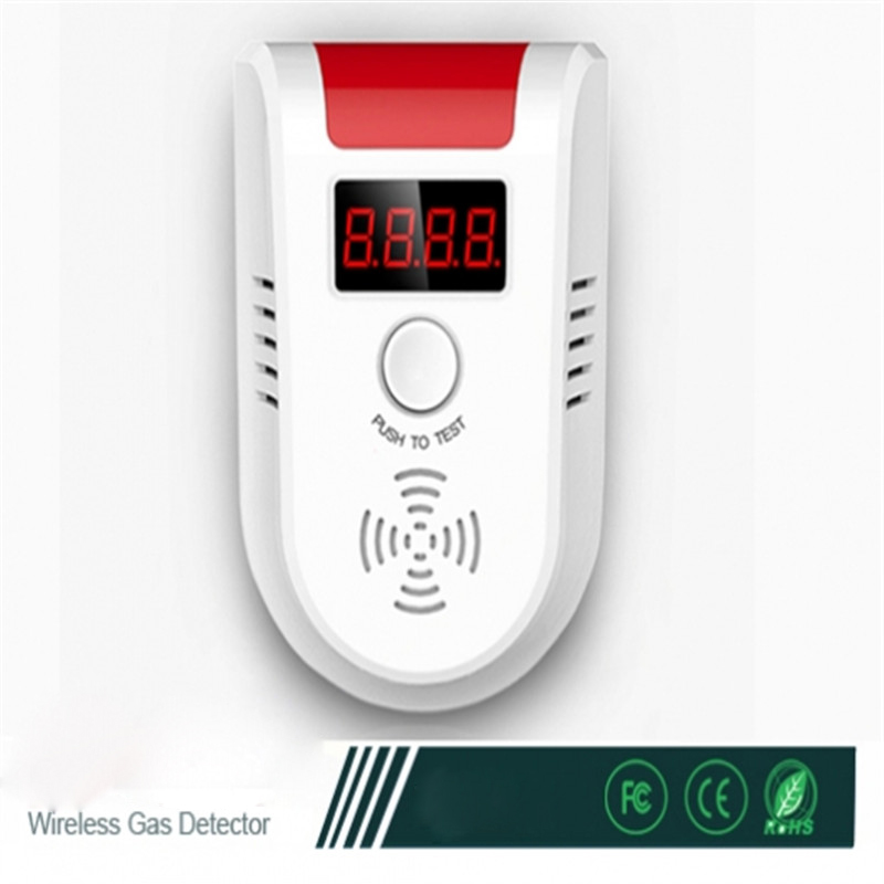 433mhz Secrui Digital display wireless Gas Detector GD13 150m in Open Area home alarm security alarm