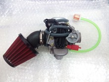 Carburetor Carb + Performance Air Filter For Hond 152QMI 157QMJ GY6 150CC125 CC ATV 125 PD24J Scooter Go Kart Wildfire 24mm