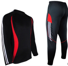2016 New High Quality Long Sleeve Football Training Clothes Jacket Men Spring Soccer Jersey soccer set