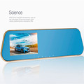 high tech 4 3 inch Rear view mirror drive recorder HD night vision car recorder 1080P