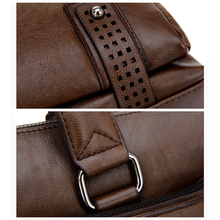 Vintage Leather Handbags Genuine Leather Briefcase for Men Laptop Briefcase Shoulder Bags Casual Crossbody Bags MaletinD018
