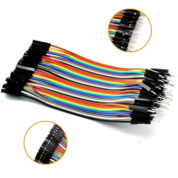 Free shipping Dupont line 40pcs 10cm male to female jumper wire cable