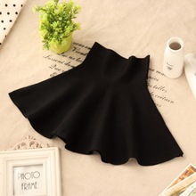 2016 New Girls Spring & Summer Solid Skirts Girls High Waist tutu Skirt Baby Girls Party Skirts Kids Brand ,CL04001