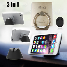 2016 New iRing Phone Holder Stand Finger Grip With Car Stand Ring Hook Dock 3 In