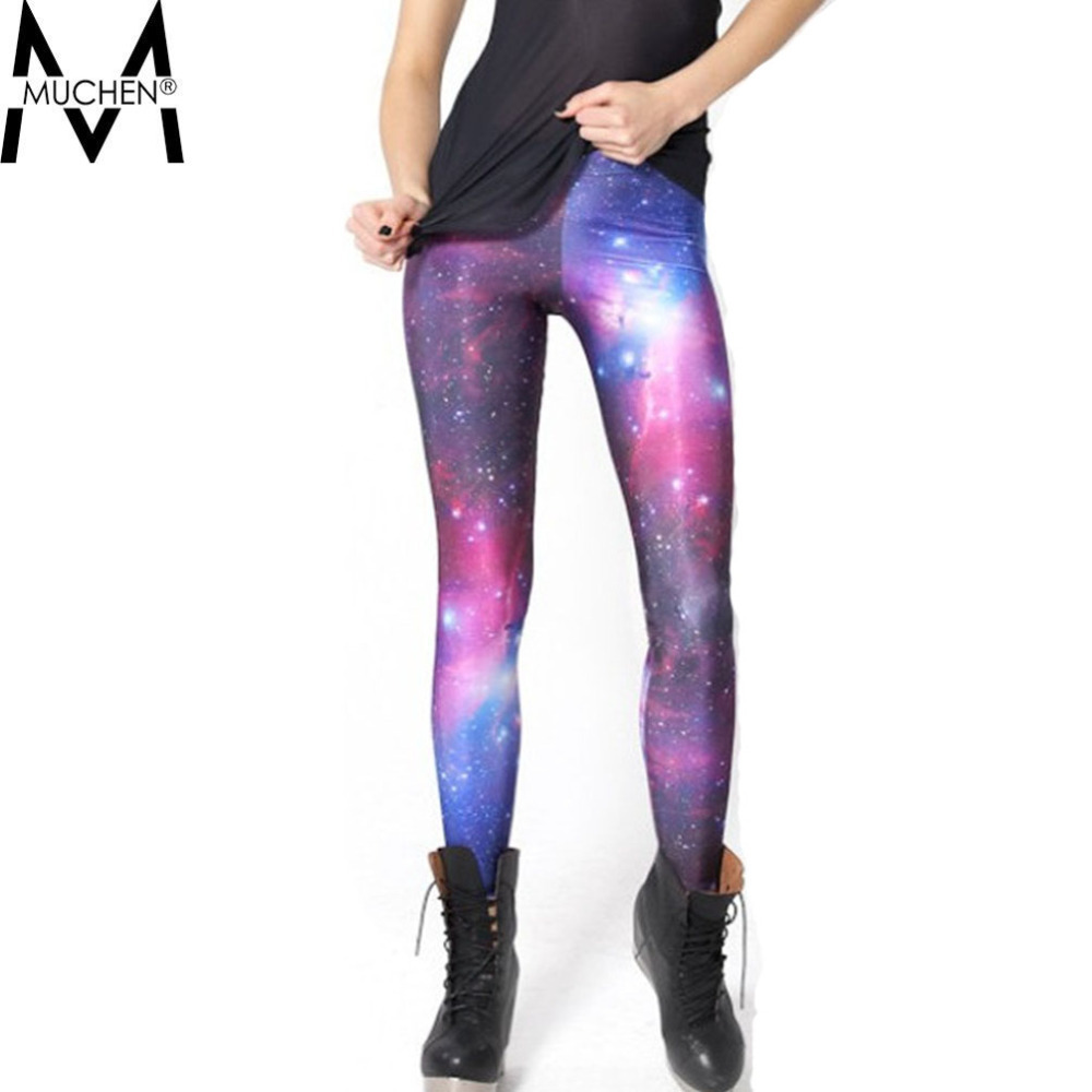 Buy Hot Sexy Women Galaxy Purple Leggings Space