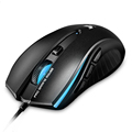 Original RAPOO Wired Optical Mouse Gaming Mouse moving speed 30ips 3000dpi 8G Acceleration Mice Computer PC