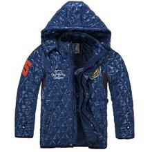 Size 110 150 Big Boy Outdoor Winter Jacket Good Quality Kids Coat Hooded Design Children Fashion