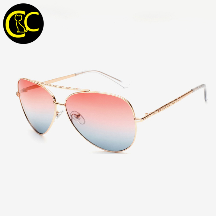 New Women Sunglasses Brand Designer 2015 Fashion Gradient Aviator Sunglasses Men gafas oculos de sol Feminino Masculino CC0053