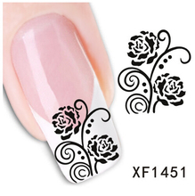water transfer nail stickers beauty manicure stickers for nail art decorations sticker on nails art tools