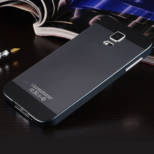 S5 Luxury Ultra thin Aluminum Metal Frame And Acrylic Battery Back Cover Case For Samsung Galaxy