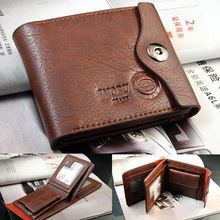 Bifold Wallet Men’s Genuine Leather Brown Credit/ID Card Holder Slim Purse Gift