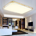 Rectangular Luxury Modern Minimalism LED Crystal Ceiling Lamp 24W 48W 72W For Living room Bedroom Dining