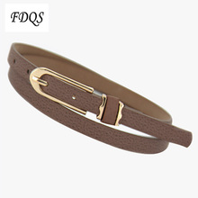 Free shipping 2014 new ladies fashion Thin belt female decoration mixed pigskin thin belt women small