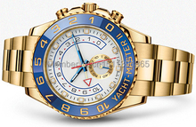 2014 new Men sYACHT MASTER automatic man watch ceramic bezel original clasp AAA quality oyster perpetual